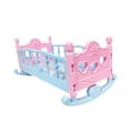 thumbnail image 3 of BELOVING Baby Doll Crib Developmental Toy Simulation Role Play Educational Rocking Cradle, 3 of 9
