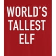 thumbnail image 4 of Old Glory Mens Christmas Worlds Tallest Elf Long Sleeve T Shirt, 4 of 6