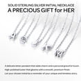thumbnail image 6 of ChicSilver Sterling Silver Initial Necklace for Women Choker Necklace Dainty Waterproof Silver Letter A Pendant Hypoallergenic Jewelry Christmas Graduation Birthday Anniversary Gifts for Her, 6 of 10