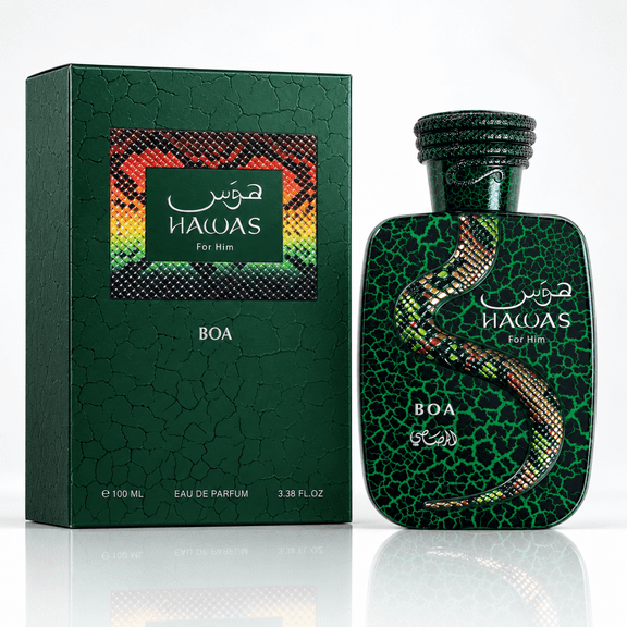 Hawas BOA Eau De Parfum Spray 100ml (3.38 oz) by Rasasi