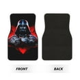 thumbnail image 2 of Car Floor Mats 4 Piece Set Darth Vader Decoration Non Slip Floor Foot Mat Universal Floor Liner Car Accessories Automotive Protection, 2 of 7