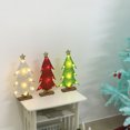thumbnail image 4 of Mini Desktop Luminous Christmas Tree with LED Lamps Craft Ornament for Home Festival Present for Children, 4 of 9
