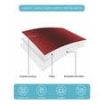thumbnail image 5 of Quilts Queen Size, Red Black Grey Ombre Soft Comforter Bedding Set for Bed, Modern Abstract Art Gradient Lightweight Quilted Bedspread with Pillow Cover(2 Pieces) for All Season, 90x96 Inch, 5 of 6