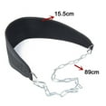 thumbnail image 4 of ADJUSTABLE WEIGHT LIFTING DIPPING BELT DIP CHAIN WORKOUT STRENGTHEN TRAINING GYM, 4 of 8