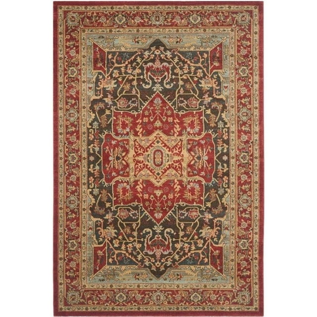Safavieh Mahal Tapis Traditionnel Rouge - 5 Pieds1 Pouces x 7 Pieds7 Pouces