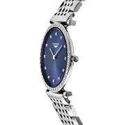 Longines La Grande Classique Stainless Steel & Diamond Womens Watch Blue Dial L45230976
