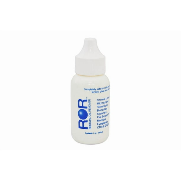 Limpiador óptico de lentes ROR, eliminador de aceite residual, 30 ml (paquete de 3)