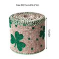 thumbnail image 3 of Monstrate Cintas para el Día de San Patricio, envoltorio de purpurina de hojas, cinta de lazo con cable, manualidades de costura DIY feliz, Kits de decoración para fiestas tipo 8, 3 of 6
