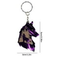 thumbnail image 4 of WSZZL Wolf Key Chain, Plateau Wolf Decoration, Key Chain Gift, Office Decor, Unique Accessories for Wolf Lovers, Perfect for Gifts or Personal Use, Durable Keychain, 4 of 5