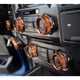 thumbnail image 3 of Para F150 interruptor de aire acondicionado remolque 4WD VOL perilla botón embellecedor para Ford F150 XLT 2016 2017 2018 2019 aluminio naranja 6 piezas (no para 2021 2022), 3 of 5