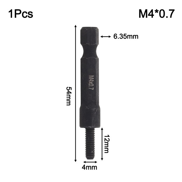 1Pc Dual-Head Screw Socket Screwdriver Bit Holder Hanger Bolt Driver Hex Shank Magnetic Screwdriver Tips Extension for Woodwork A M-4