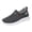 Gray_002, variant on Mens Slip on Walking Shoes Breathable Casual Sneakers Comfortable Laceless Mesh Loafers Stepping Shoes with Flexible Cushioning Sole Black 8.5 (EU-42)