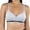 Gray, variant on Women's Pull-Over Racerback Sports Bra w/Jennifer Sport Text Print
