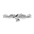 thumbnail image 3 of Stackable Expressions Sterling Silver Rhodium-plated Dove Ring, 3 of 8