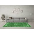 thumbnail image 3 of Ahgly Company Indoor Rectangle Medallion Emerald Green Traditional Area Rugs, 8' x 10', 3 of 4