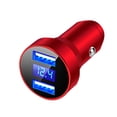 thumbnail image 2 of Pantalla de corriente de carga LED 12V USB Cargador de encendedor de cigarrillos Mini cargador de viaje USB automático portátil Guardurnaity DZ5755-04B, 2 of 2