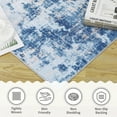 thumbnail image 5 of EastVita Area Rugs Carpets Area Rug 8*10 Abstract Rug Living Room Rug Blue Distressed Rug Soft Modern Non-Shedding Stain-Resistant Floor Carpet for Dorm Apartment blue 8'*10', 5 of 7