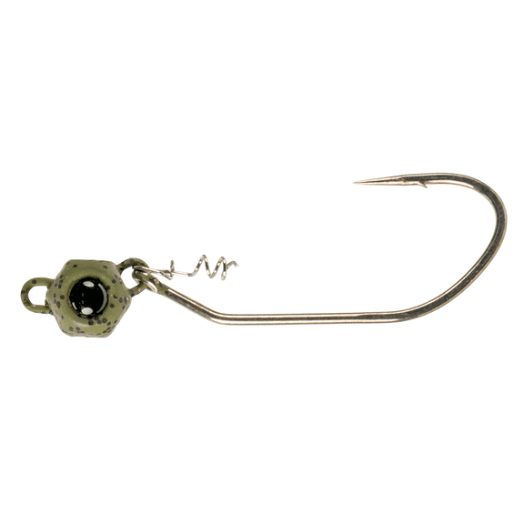 6th Sense – Tusk Swing Head Jig with Hex Head Design and 3D Eyes, Swinging Jig Head System