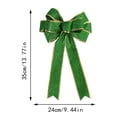thumbnail image 2 of Ramiter St. Patricks Day Ribbon Flower Bouquet Gift Wrapping Bow Ribbon Packing Supplies For DIY Sewing Craft Green, 2 of 3