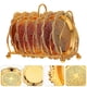 thumbnail image 2 of 1 Set Golden Fruit Tray Decorative Food Serving Dish Storage Plates with Rack, 2 of 4