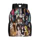 thumbnail image 1 of Mochila negra Creepypasta para mujer y hombre, mochila para portátil, para trabajo, negocios, viajes, mochila informal para el colegio, regalo para estudiantes universitarios., 1 of 5