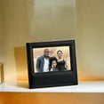 thumbnail image 2 of CGI Black Leather Frame, Holds 4"X6" Photo., 2 of 2