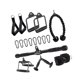 thumbnail image 5 of Barra recta con asa para dominadas, barra de entrenamiento de fuerza, color negro, accesorios para remo. Estilo B, 5 of 9