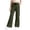1Army Green1, variant on HAYIMI Kids School Uniforms Pants Flared Leg Joggers Pants Clothes For Girls Dressy Relaxed Fit Trendy Going out Trousers with Pockets Back to School Slacks