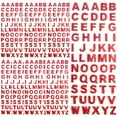 thumbnail image 2 of 8 Sheets Red Glitter Alphabet Stickers Sparkling Crystal Rhinestones Letter A to Z Self-Adhesive ABC Word Stickers for DIY Art Craft Scrapbooking Card Making Decoration, 2 of 9