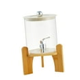 thumbnail image 3 of veasfak Glass Drink Dispenser 3.5L Cold Beverage Dispenser for Punch Water Daily Use Ball, 3 of 9