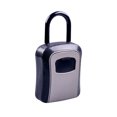 thumbnail image 1 of Yeacher Key Storage Lock Box with Dust Cover Aluminum Alloy 4-Digit Combination Padlock Case Lockbox Key Safe Box Portable Storage for House Key ID Card U Disk, 1 of 8