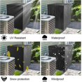 thumbnail image 2 of Air Conditioner Cover for Outside Units, Waterproof Durable Duty Outdoor Square, 2 of 5