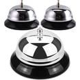 thumbnail image 1 of Miangastore 3pcs Table Dinner Bells Service Bells Call Bells Kitchen Call Bells Metal Table Bells, 1 of 9