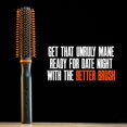 thumbnail image 2 of Cepillo para barba con cerdas de jabalí naturales de Wild Willies - Mango de madera diseñado para tamaño de viaje pequeño - Herramienta de aseo resistente al calor para peinar el cabello, la barba o l, 2 of 7
