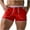 Mens Swim Bottoms Red, variant on Quick-Drying Swim Trunks for Men with Pockets and Drawstring Board Shorts Mens Casual Color Block Stretchy Slim Low Waisted Swimming Bathing Suits