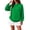 Green #171, variant on Womens Oversized Sweatshirts Basic Solid Pullover Tops Fall Winter Long Sleeve Crewneck Clothes