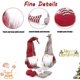 thumbnail image 2 of figuras de peluche navideñas, adornos navideños de gnomo hechos a mano, gnomo sueco Tomte, figura de Papá Noel escandinava de patas largas (51,5 x 11,5 cm), 2 of 5