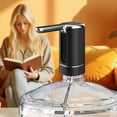 thumbnail image 3 of Foldable Water Dispenser with 1200Mah  for 5 Gallon Bottle, Automatic  Water Pump, Portable Drinking Water Jug Pump for Kitchen, , Office, Camping, Living Room, Beach (Black), 3 of 6