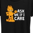 thumbnail image 3 of Garfield - Ask Me If I Care - Women's Short Sleeve Graphic T-Shirt, 3 of 5