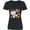 AB-Black, variant on Inktastic Astronaut Valentine Outer Space Hearts Women's V-Neck T-Shirt