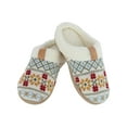 thumbnail image 2 of Isotoner  Heritage Fairisle Knit Hoodback Slipper (Women), 2 of 5