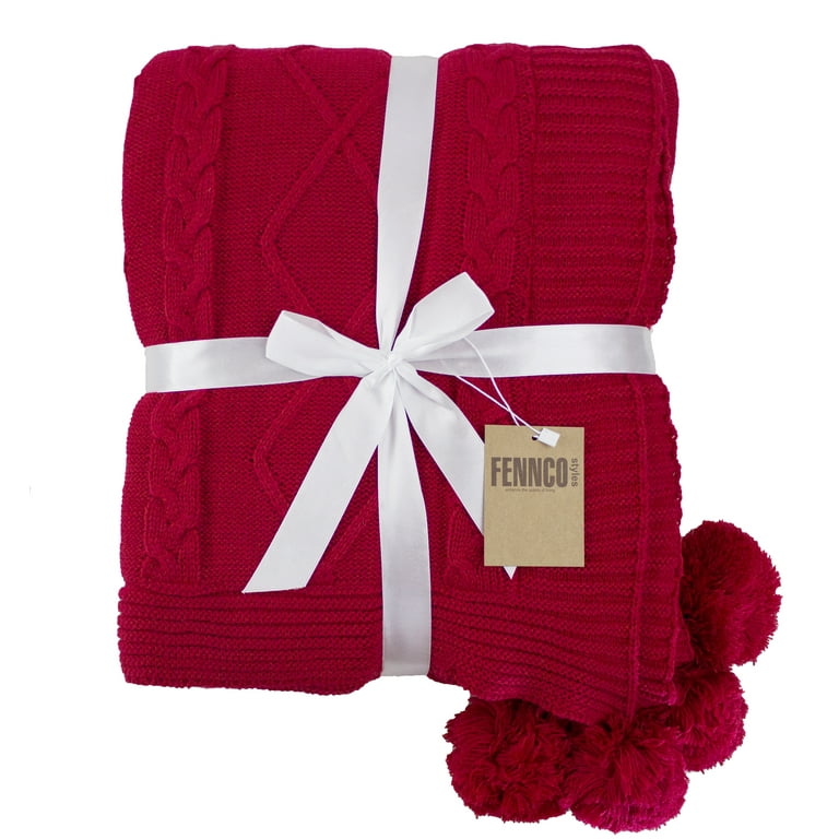 Luxe Velvet Throw Blanket, 50 x 70 - Bold Coral Magenta Lv Lavender Pink  Lipstick Red Mod Rose Watermelon Print Blanket by Spoonflower 