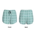 thumbnail image 5 of Lsque Blue Print Printed Women's Running Shorts with Liner Pockets,Elastic Quick Dry Workout Athletic Gym Yoga Shorts,Womens High Waist Shorts-XX-Large, 5 of 9