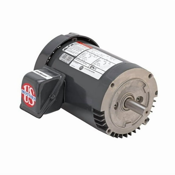 U.S. Motors GP Motor,1/2 HP,1,155 RPM,208-230/460V U12S3ACR
