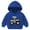 Blue, variant on NOLDARES Kids Soft Brushed Fleece Zip Up Hoodie Casual Sport Hooded Sweatshirt with Pockets for Boys or Girls(Navy,7-8 Years)