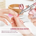 thumbnail image 3 of Airbrush Kit Machine, Cordless Air Brush for Nail Art, Makeup, (Pink), 3 of 5