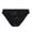 Black, variant on Patlollav Women Satin Panties Mid Waist Wavy Cotton Crotch Briefs