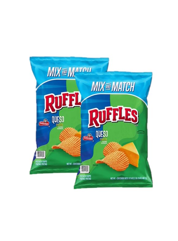 Qfc Ruffle Ruffles Queso in Chips - Walmart.com