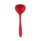 thumbnail image 1 of Non-stick Silicone Soup Spoon Long Handle Cooking Spoons Solid Color Food Serving Soup Ladle Cookware Kitchen Utensil for Home Restaurant (Red), 1 of 5