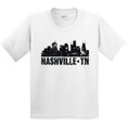 thumbnail image 3 of Inktastic Nashville Skyline Grunge Youth T-Shirt, 3 of 5